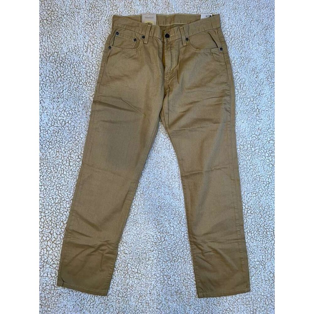 Levi’s 541 Athletic Taper Jeans 28x30 Khaki Stretch Mens Slim Taper NWT